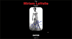 Desktop Screenshot of miriamlavelle.com