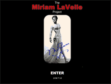 Tablet Screenshot of miriamlavelle.com